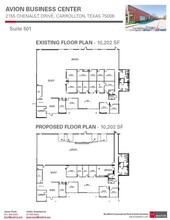 2155 Chenault Dr, Carrollton, TX en alquiler Plano de la planta- Imagen 1 de 1