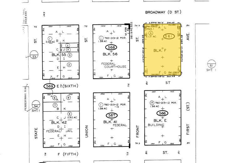 101 W Broadway, San Diego, CA en alquiler - Plano de solar - Imagen 2 de 15