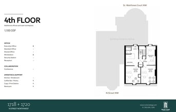 1718-1720 N St NW, Washington, DC en alquiler Plano de la planta- Imagen 1 de 1