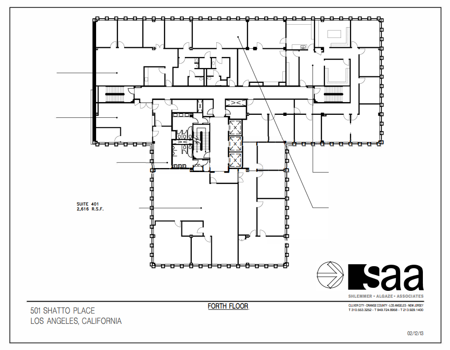 501 Shatto Pl, Los Angeles, CA en alquiler Plano de la planta- Imagen 1 de 1