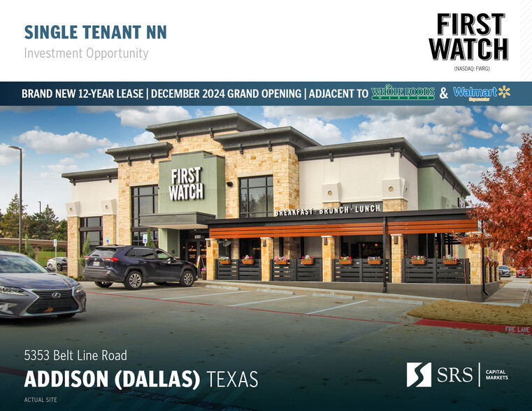 5353 Belt Line Rd, Dallas, TX en venta - Foto del edificio - Imagen 1 de 8