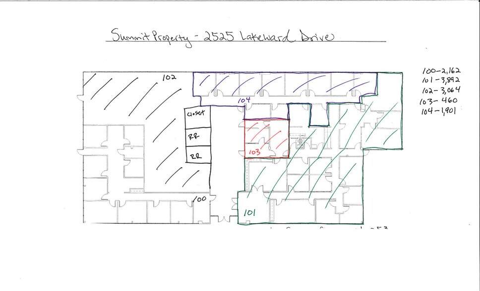 2525 Lakeward Dr, Jackson, MS en alquiler - Plano del sitio - Imagen 2 de 2