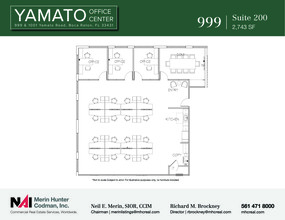 999 Yamato Rd, Boca Raton, FL en alquiler Plano de la planta- Imagen 1 de 10