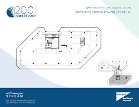 2001 Timberloch Pl, The Woodlands, TX en alquiler Plano de la planta- Imagen 1 de 1