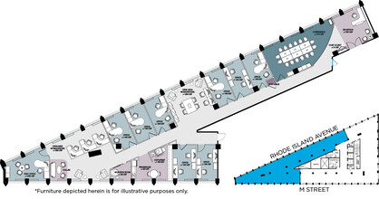 1730 Rhode Island Ave NW, Washington, DC en alquiler Plano de la planta- Imagen 1 de 1