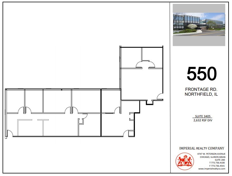 540-550 W Frontage Rd, Northfield, IL en alquiler Plano de la planta- Imagen 1 de 6