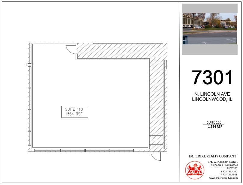 7301-7337 N Lincoln Ave, Lincolnwood, IL en alquiler Plano de la planta- Imagen 1 de 4