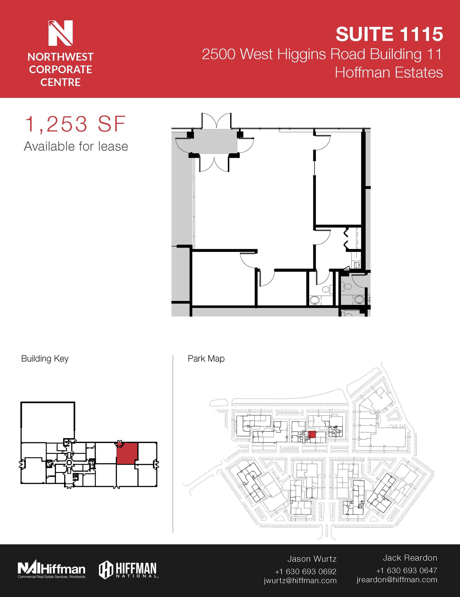 2500 W Higgins Rd, Hoffman Estates, IL en alquiler Plano de la planta- Imagen 1 de 1