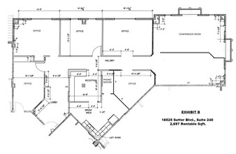 18525 Sutter Blvd, Morgan Hill, CA en alquiler Plano de la planta- Imagen 1 de 11