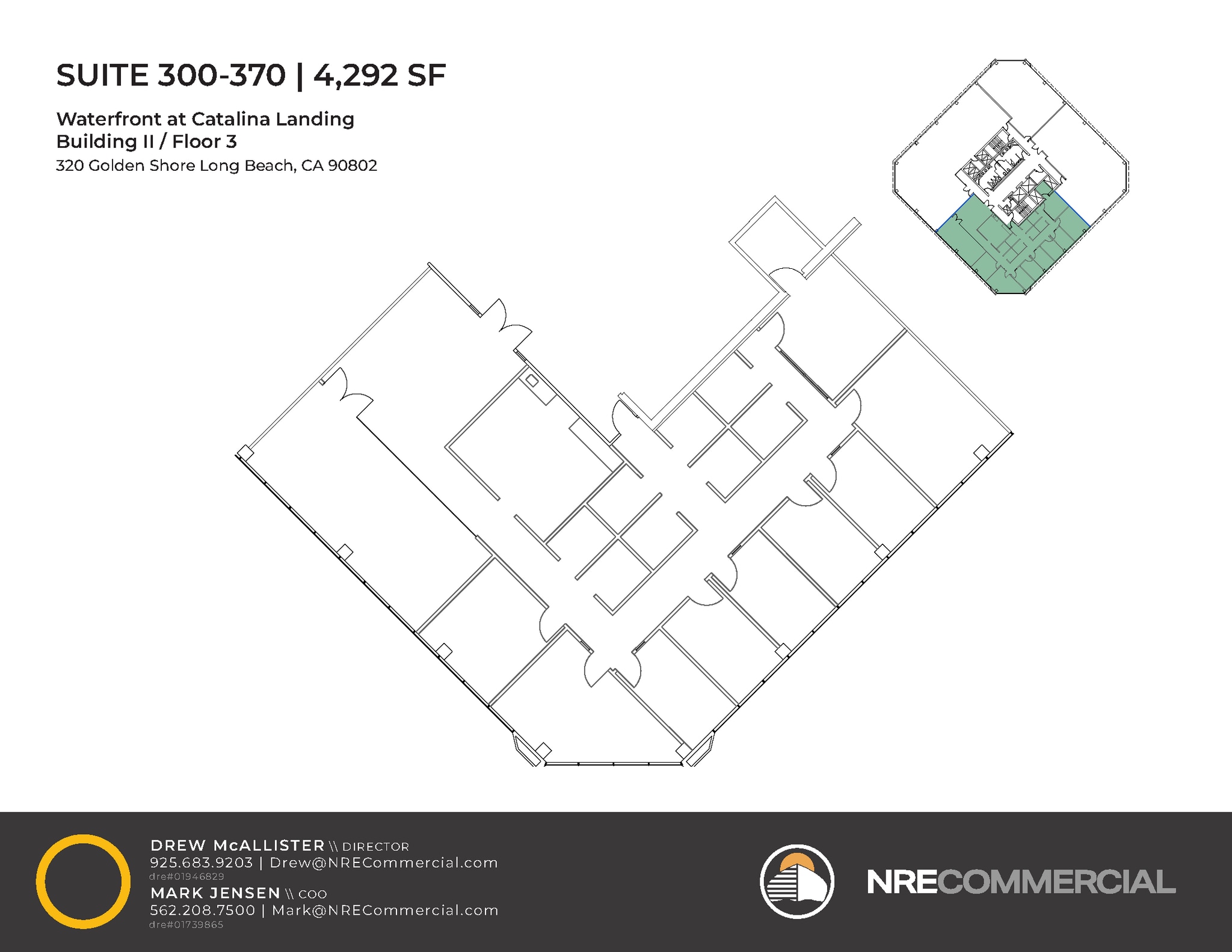 330 Golden Shore, Long Beach, CA en alquiler Plano de la planta- Imagen 1 de 1