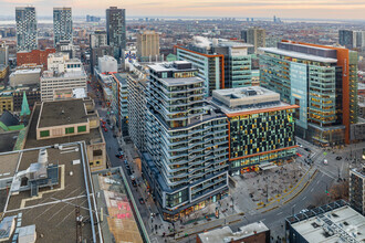 1460-1470 Rue Mackay, Montréal, QC - VISTA AÉREA  vista de mapa