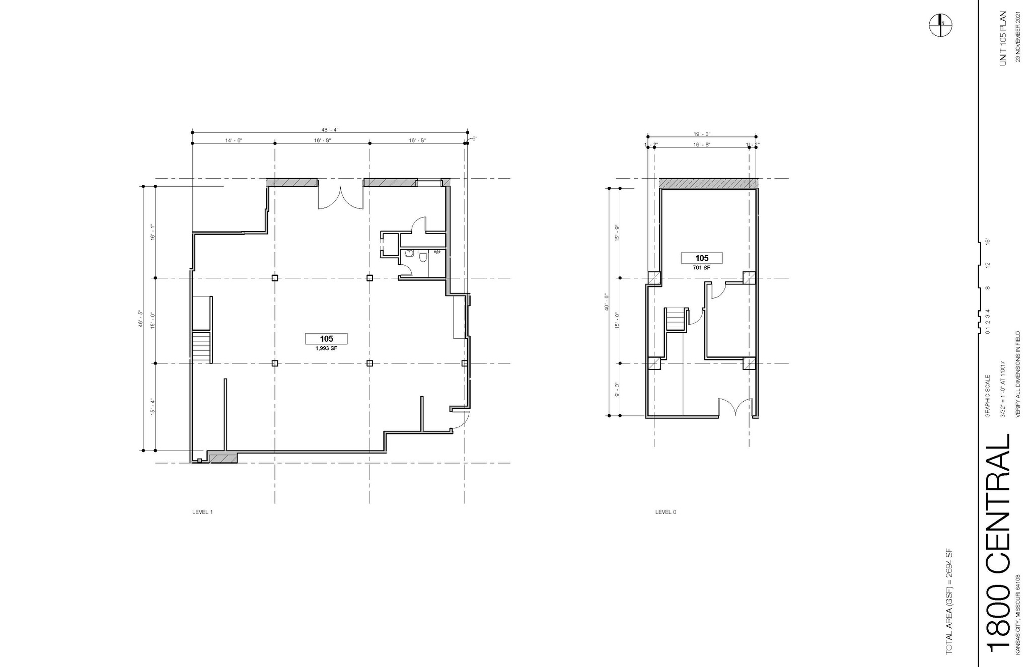 1714-1800 Central St, Kansas City, MO en alquiler Plano de la planta- Imagen 1 de 6