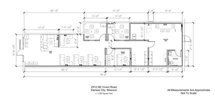 2510 NE Vivion Rd, Kansas City, MO en alquiler Plano de la planta- Imagen 2 de 2