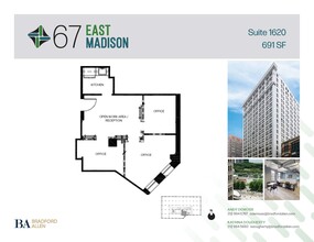 67 E Madison St, Chicago, IL en alquiler Plano de la planta- Imagen 1 de 1