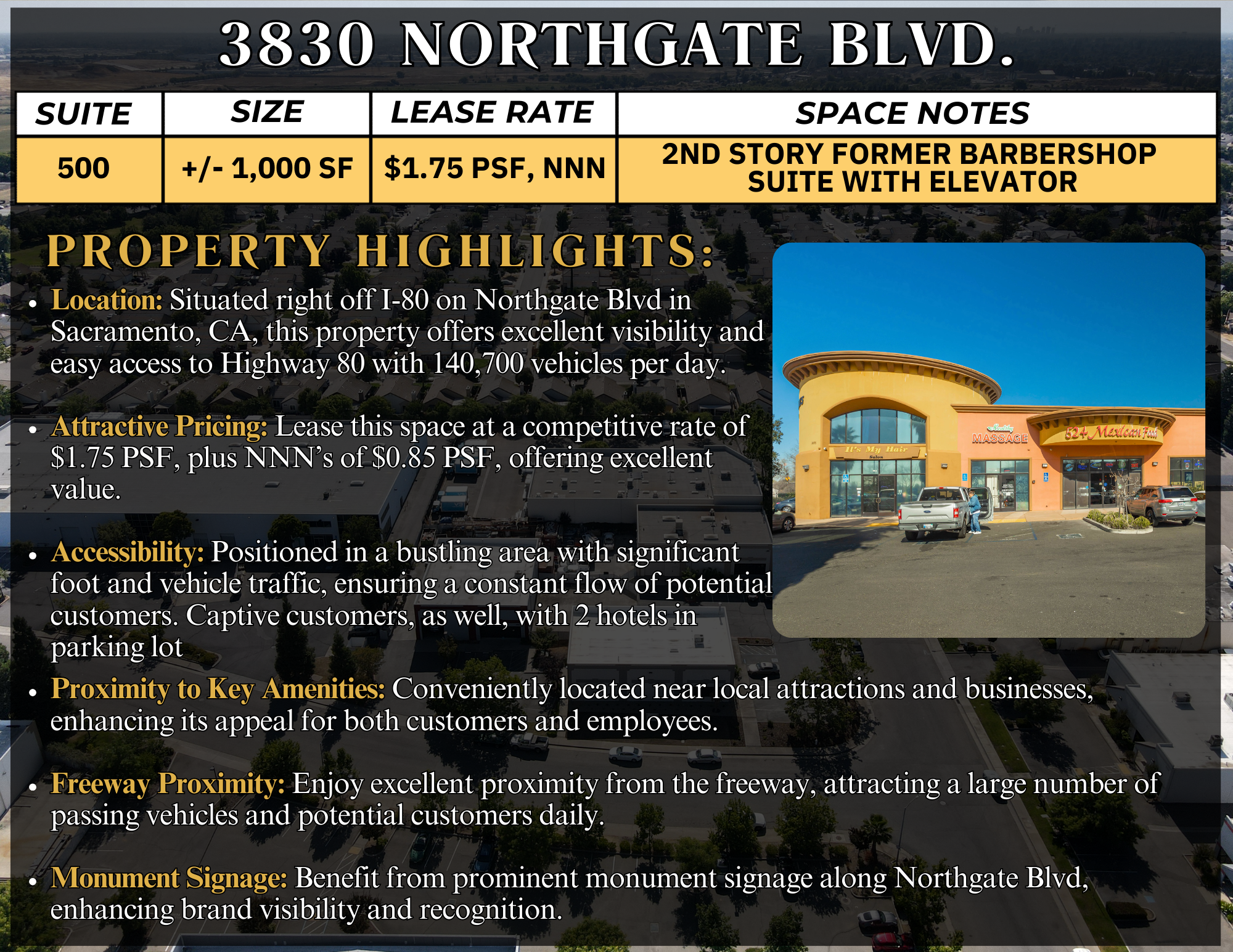 3830 Northgate Blvd, Sacramento, CA en alquiler Foto del edificio- Imagen 1 de 4