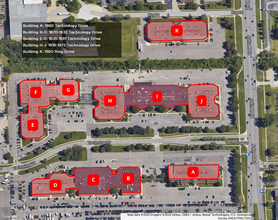 1919-1975 Technology Dr, Troy, MI - VISTA AÉREA  vista de mapa