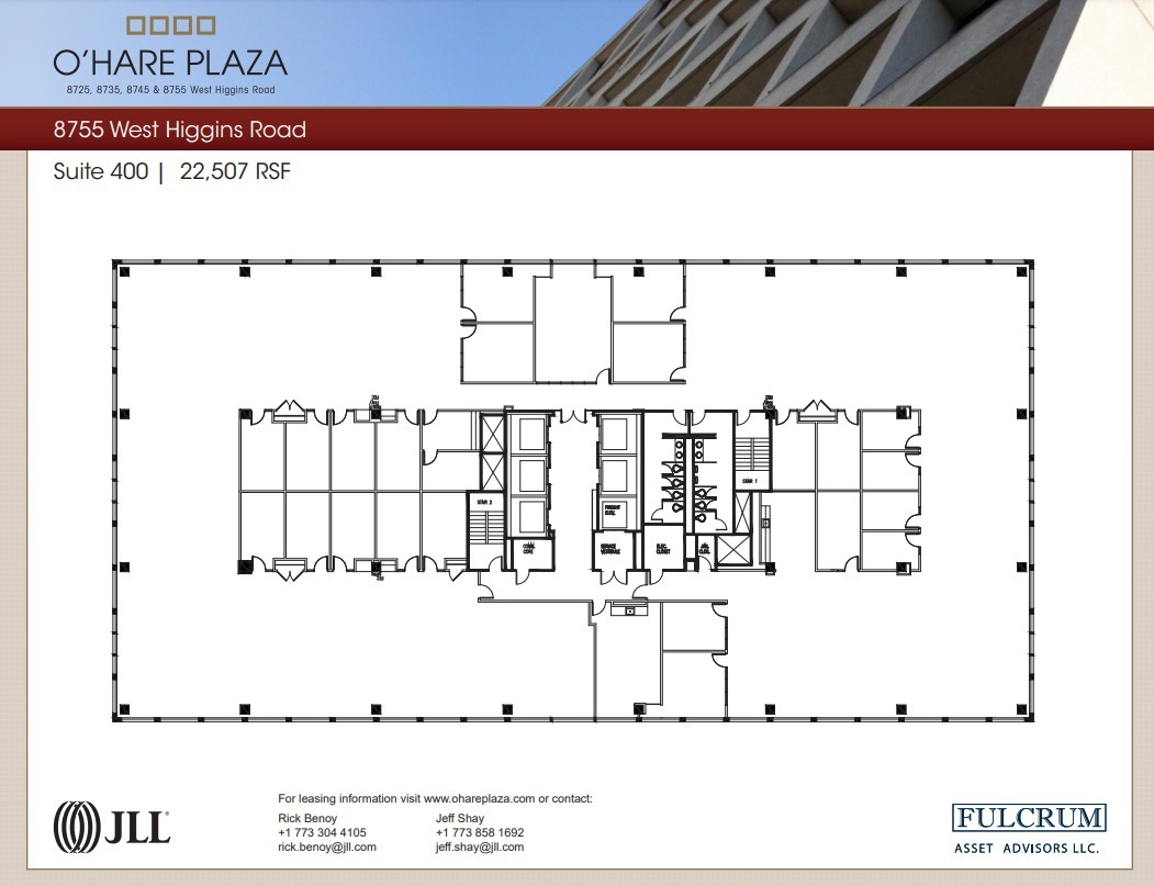 8725 W Higgins Rd, Chicago, IL en alquiler Plano de la planta- Imagen 1 de 1