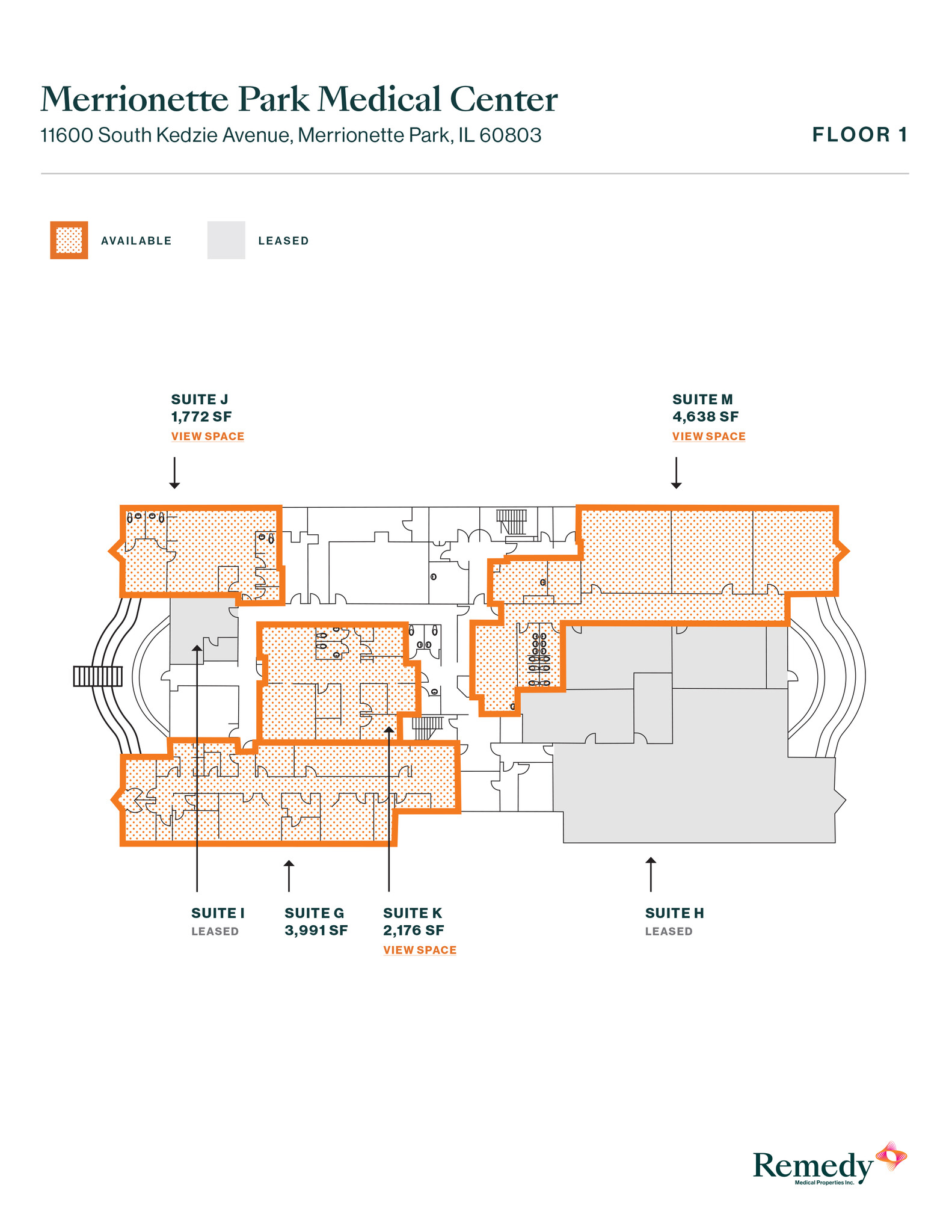 11600-11630 S Kedzie Ave, Merrionette Park, IL en alquiler Plano de la planta- Imagen 1 de 5