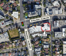 9616-9618 W Pico Blvd, Los Angeles, CA en alquiler Mapa- Imagen 1 de 1