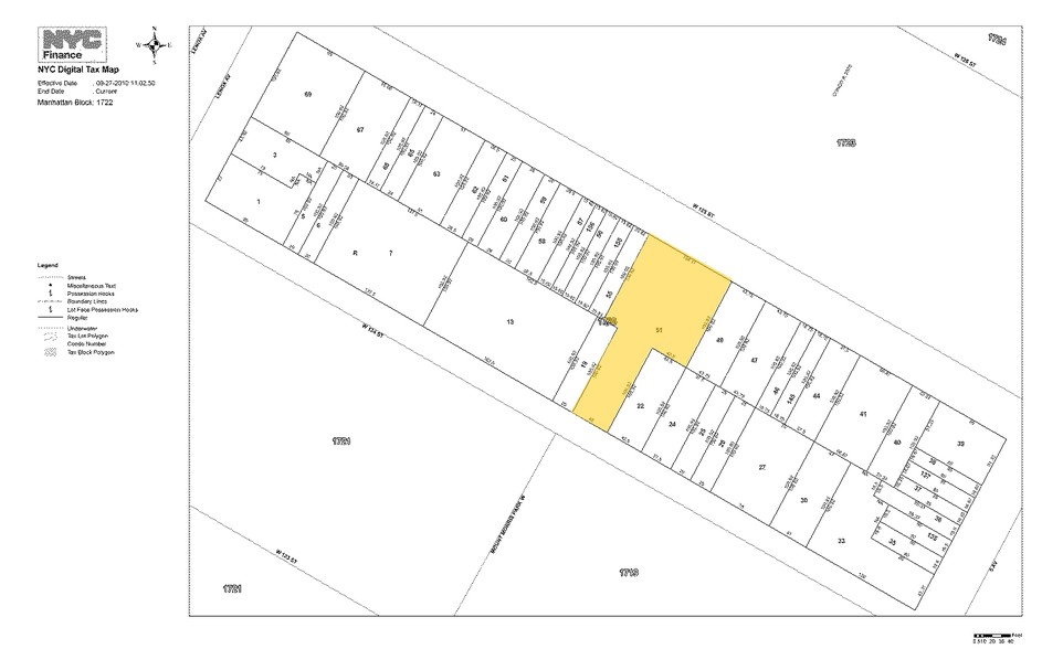 32-42 W 125th St, New York, NY en alquiler - Plano de solar - Imagen 2 de 3