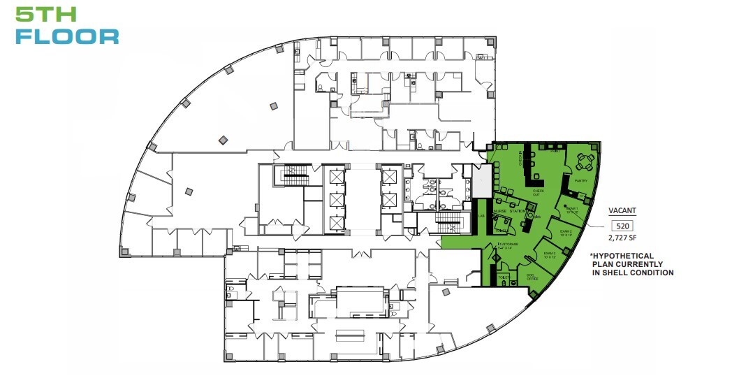 7501-7503 Greenway Center Dr, Greenbelt, MD en venta Plano de la planta- Imagen 1 de 1