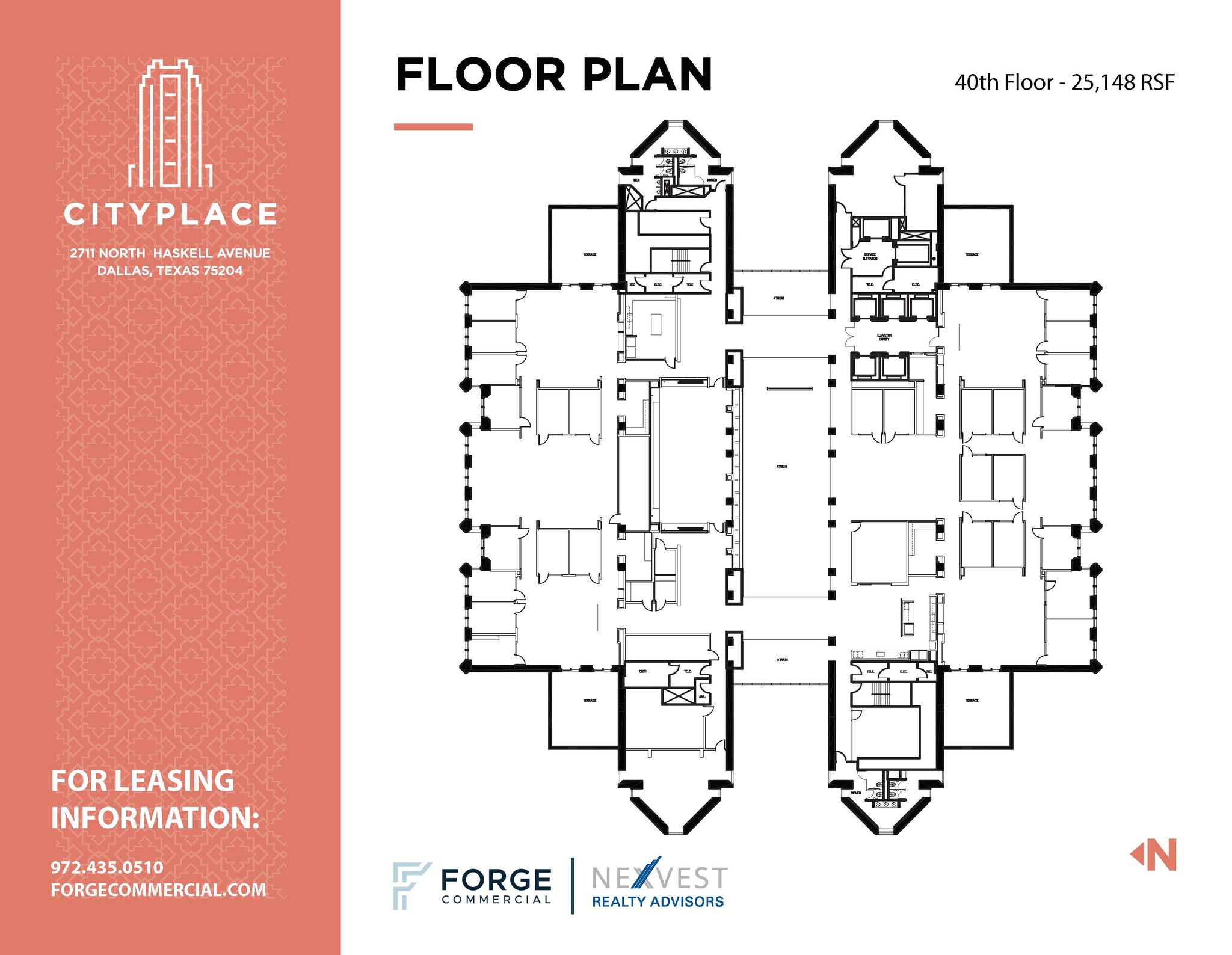 2711 N Haskell Ave, Dallas, TX en alquiler Plano de la planta- Imagen 1 de 1