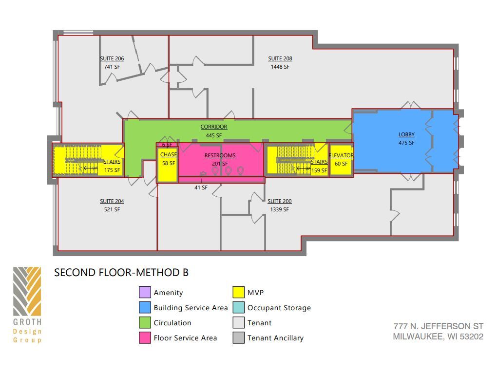 777 N Jefferson St, Milwaukee, WI en alquiler Plano de la planta- Imagen 1 de 1