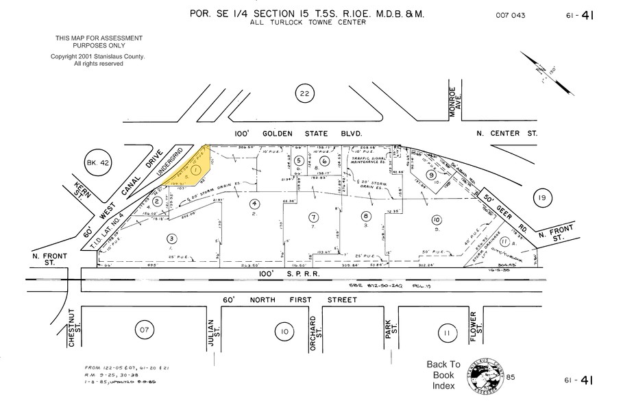 703 N Golden State Blvd, Turlock, CA en venta - Plano de solar - Imagen 2 de 2