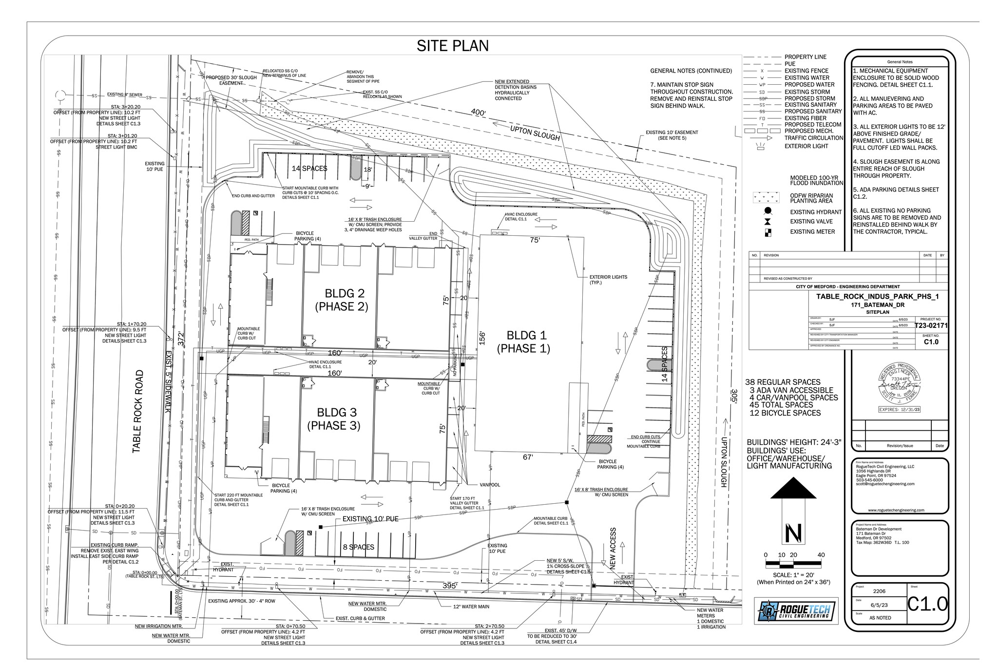 171 Bateman Dr, Medford, OR en alquiler Plano del sitio- Imagen 1 de 3