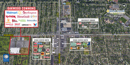 1868 Warrensville Center Rd, South Euclid, OH - VISTA AÉREA  vista de mapa