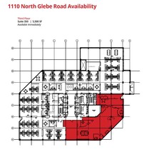 1110 N Glebe Rd, Arlington, VA en alquiler Plano de la planta- Imagen 2 de 2