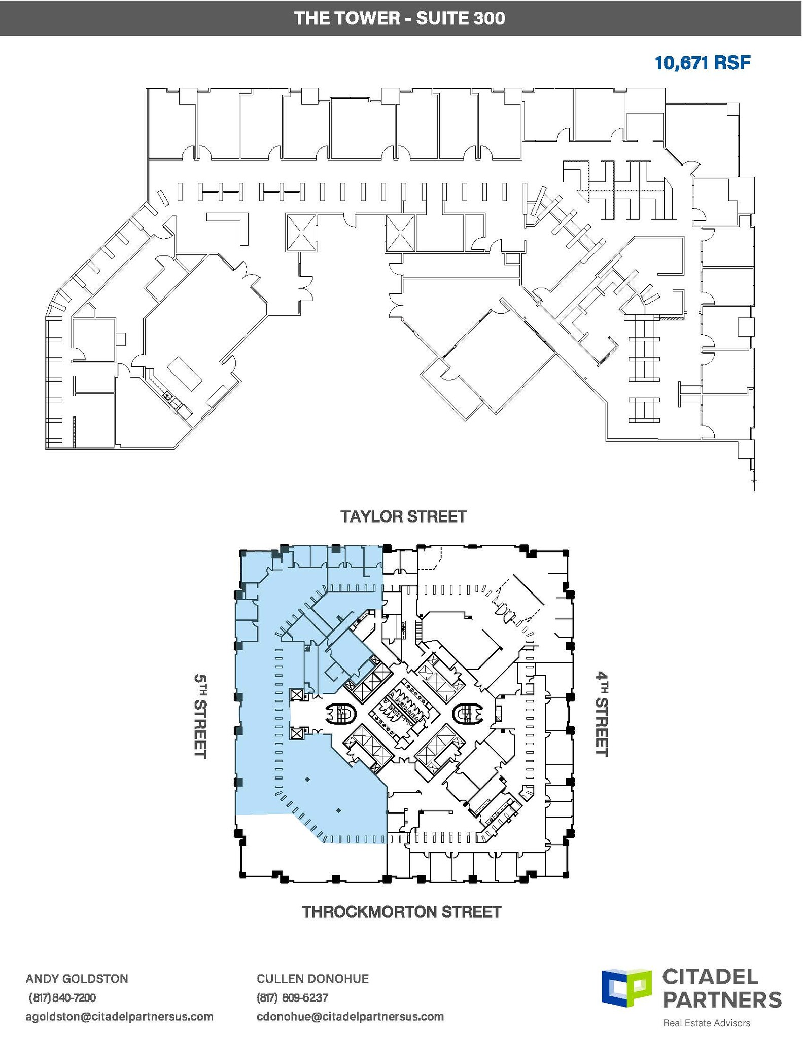 500 Throckmorton St, Fort Worth, TX en alquiler Plano de la planta- Imagen 1 de 1