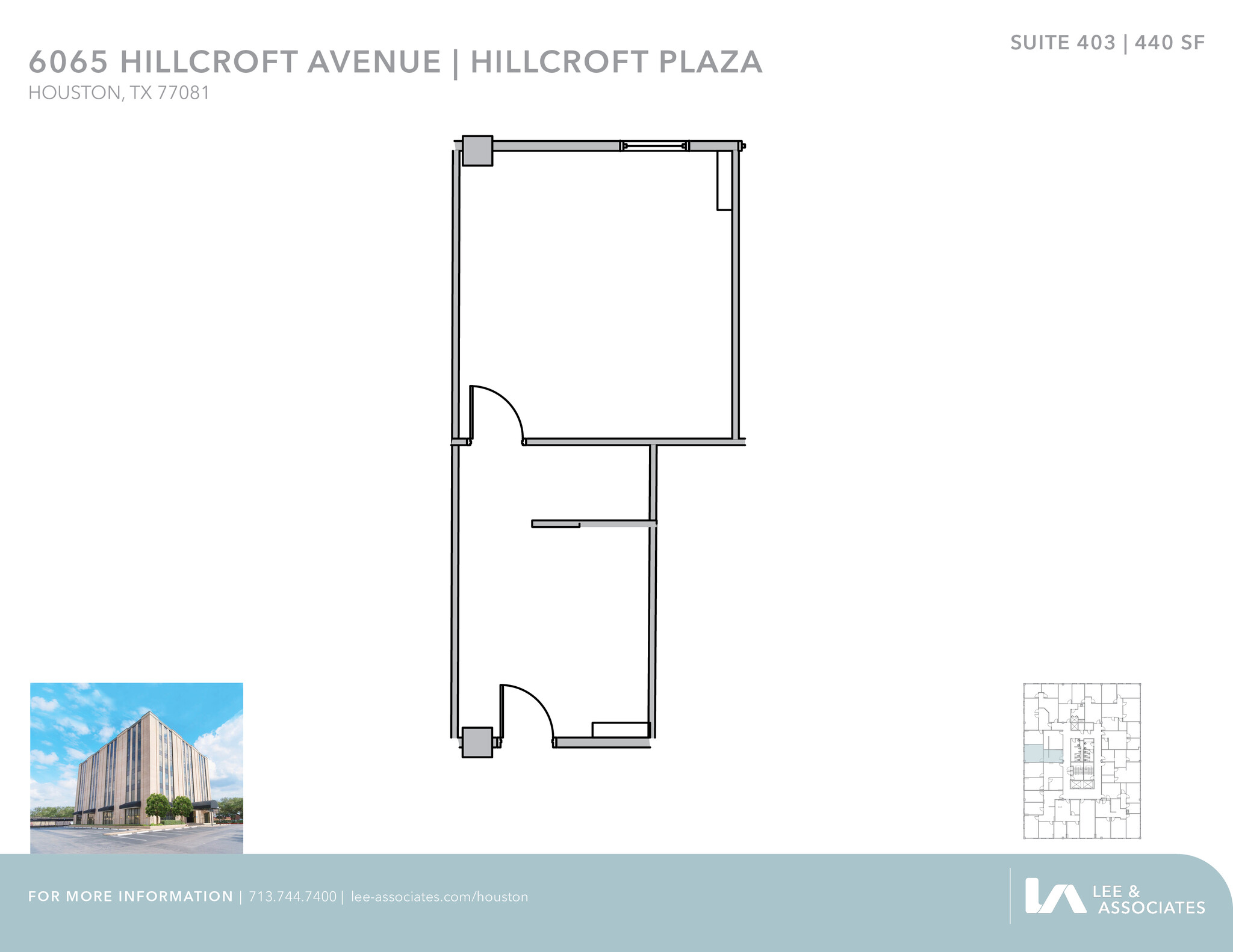 6065 Hillcroft Ave, Houston, TX en alquiler Plano de la planta- Imagen 1 de 1