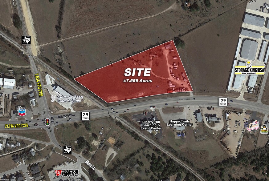 14852 Highway 29, Liberty Hill, TX en alquiler - Vista aérea - Imagen 1 de 6