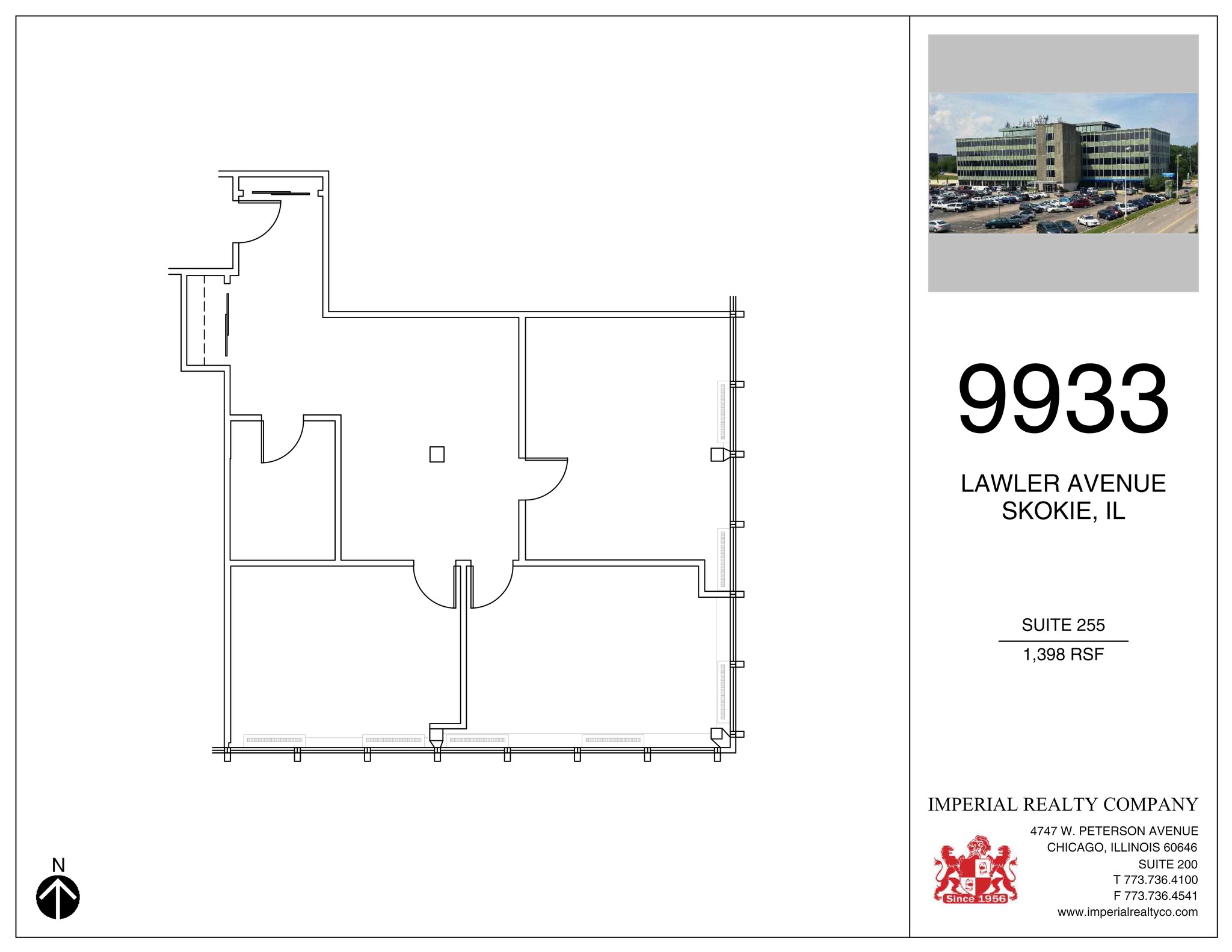 9933 Lawler Ave, Skokie, IL en alquiler Plano del sitio- Imagen 1 de 1