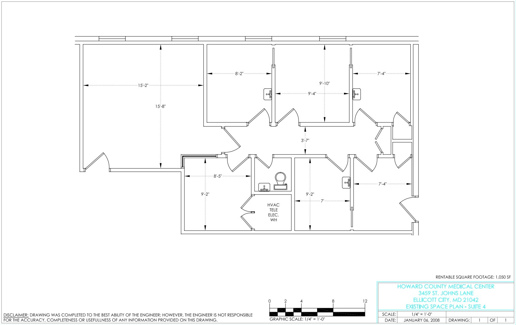 3459 St. John's Ln, Ellicott City, MD en alquiler Plano de la planta- Imagen 1 de 4