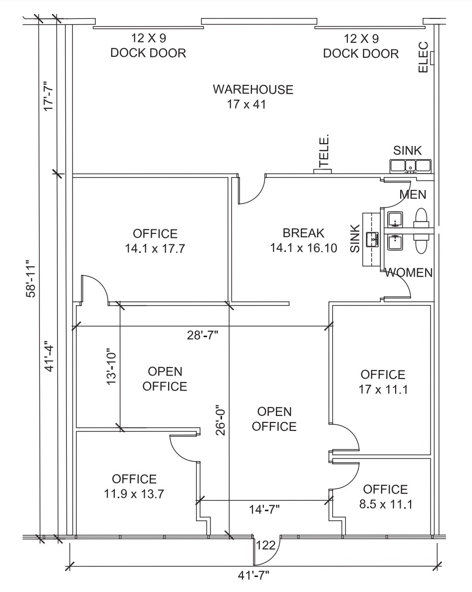 2154 W Northwest Hwy, Dallas, TX en alquiler Plano de la planta- Imagen 1 de 1