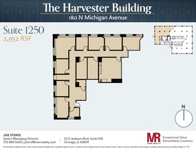 180 N Michigan Ave, Chicago, IL en alquiler Plano de la planta- Imagen 1 de 1