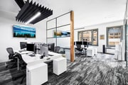 Open concept office space