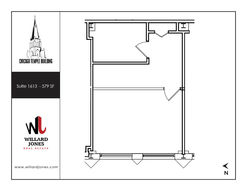 77 W Washington St, Chicago, IL en alquiler Plano de la planta- Imagen 1 de 1