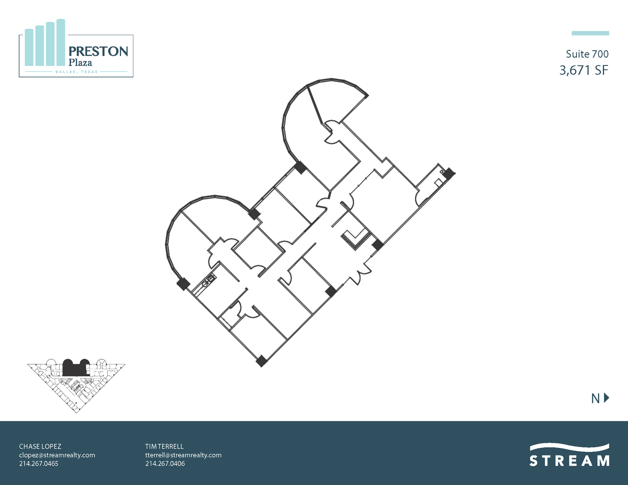 17950 Preston Rd, Dallas, TX en alquiler Plano de la planta- Imagen 1 de 1