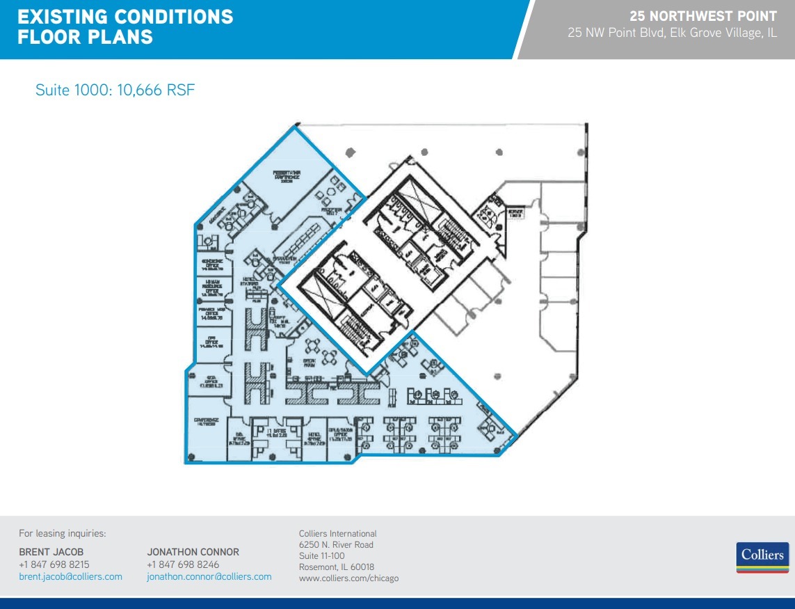 25 NW Point Blvd, Elk Grove Village, IL en venta Plano de la planta- Imagen 1 de 1