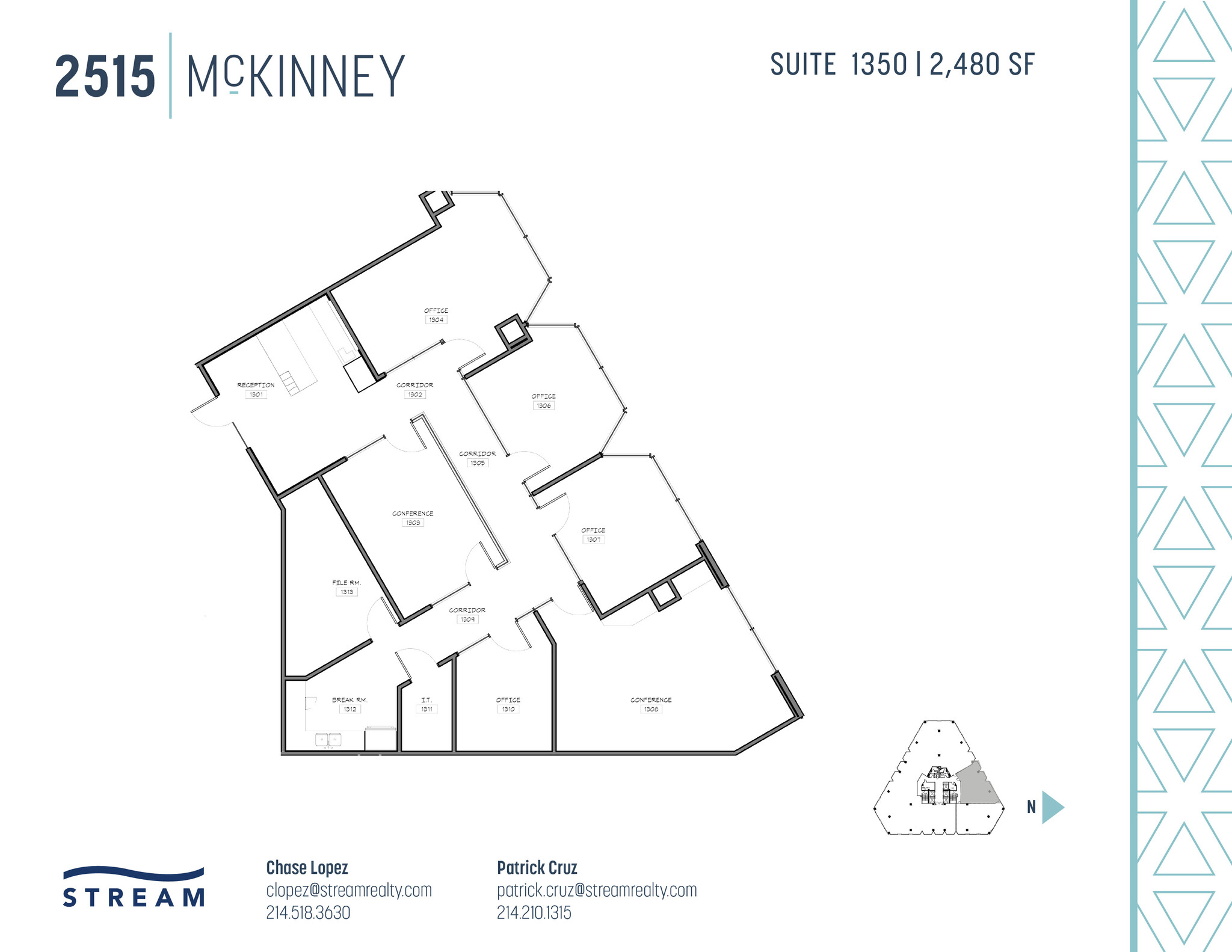 2515 McKinney Ave, Dallas, TX en alquiler Plano de la planta- Imagen 1 de 1