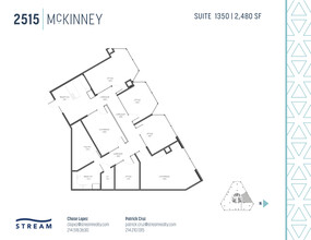 2515 McKinney Ave, Dallas, TX en alquiler Plano de la planta- Imagen 1 de 1