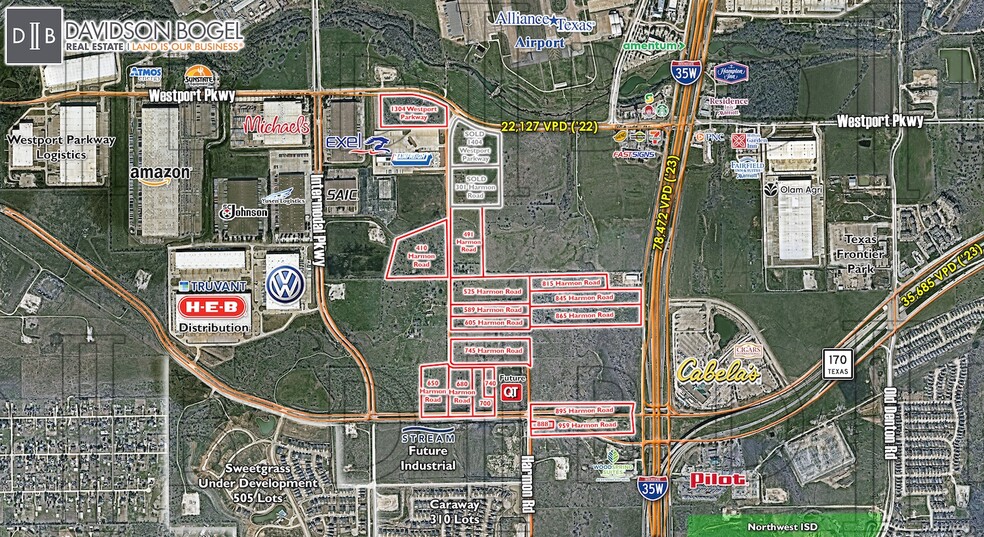 Alliance Airport: Noise Mitigation Land, Fort Worth, TX en venta - Foto del edificio - Imagen 1 de 2