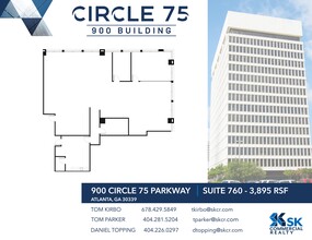 900 Circle 75 Pky SE, Atlanta, GA en alquiler Plano del sitio- Imagen 1 de 1