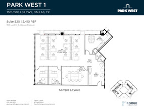 1501-1507 Lyndon B Johnson Fwy, Dallas, TX en alquiler Plano de la planta- Imagen 1 de 3