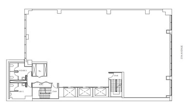 590 Fifth Ave, New York, NY en alquiler Plano de la planta- Imagen 1 de 1