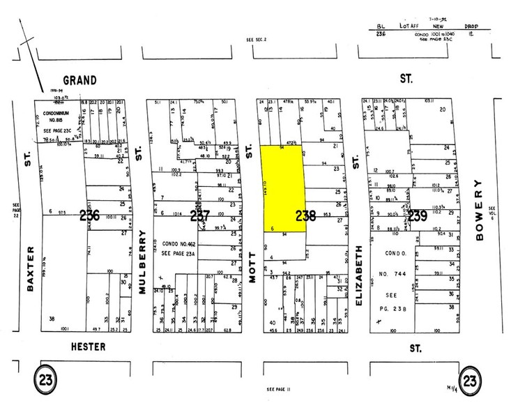 128-138 Mott St, New York, NY en alquiler - Plano de solar - Imagen 2 de 82