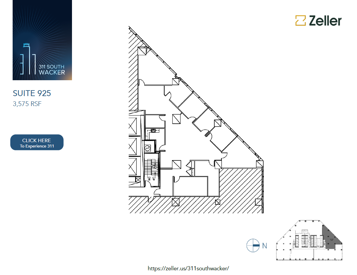 311 S Wacker Dr, Chicago, IL en alquiler Plano de la planta- Imagen 1 de 1